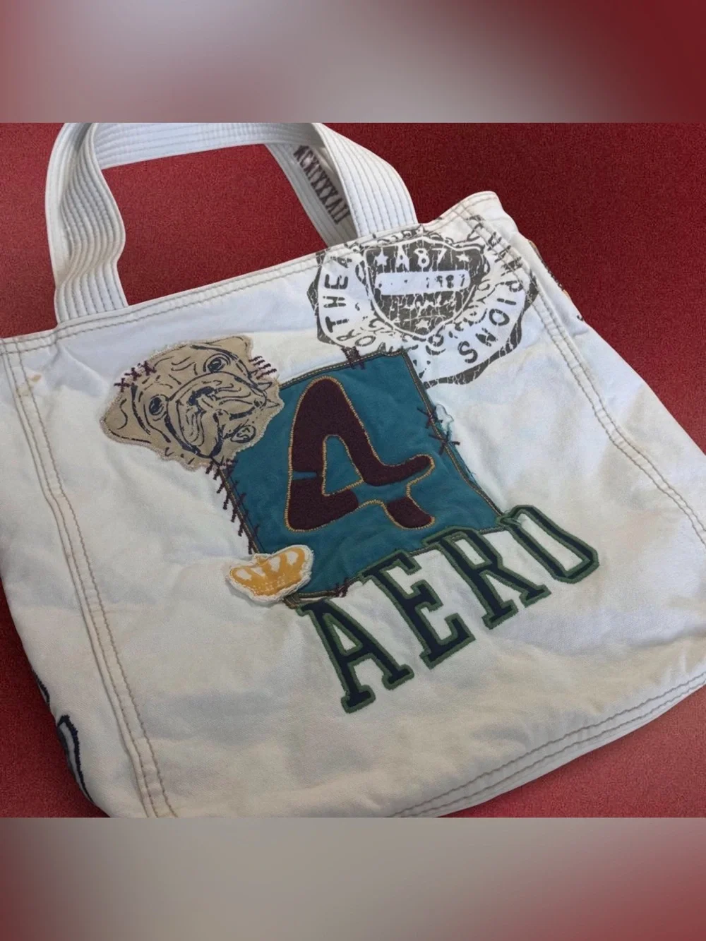 Aéropostale white tote bag